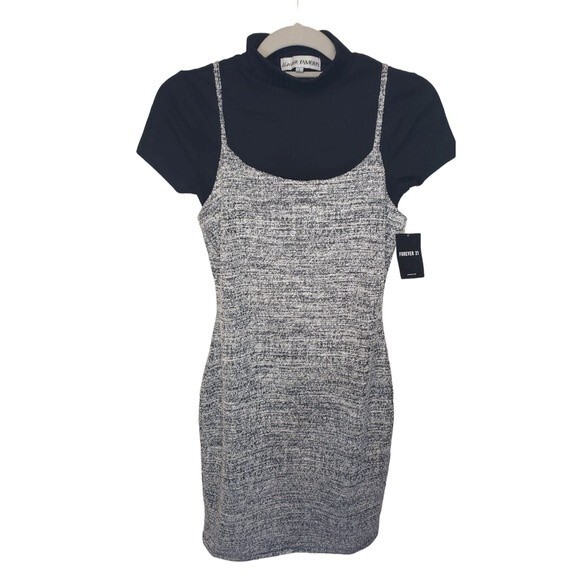 Almost Famous Short 2-Piece Knit Dress - NWT - Size Small - Picture 1 of 11